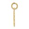 14K Yellow Gold I Love Nana Charm Grandma Pendant Jewerly 21mm x 12mm